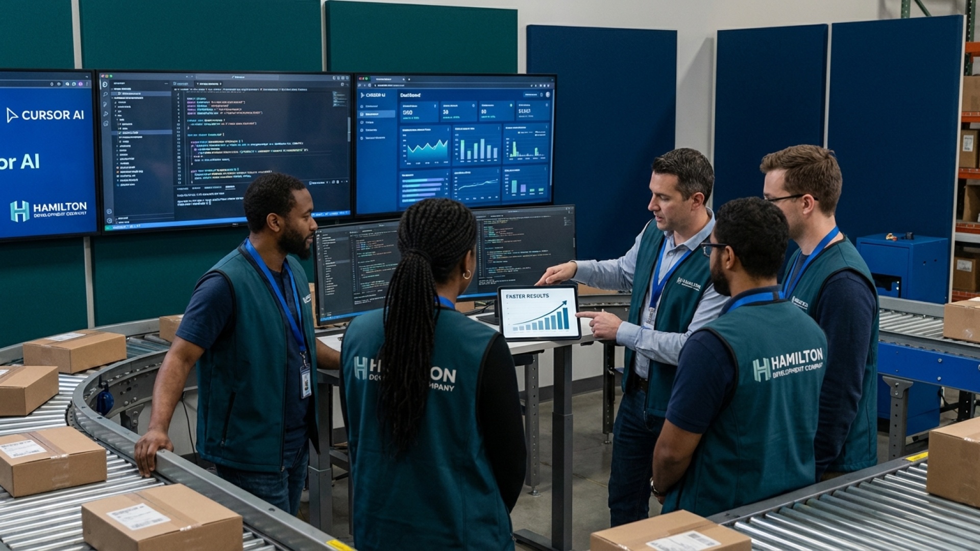 Cursor AI software development - High-resolution customer-focused software development by Hamilton Development Company