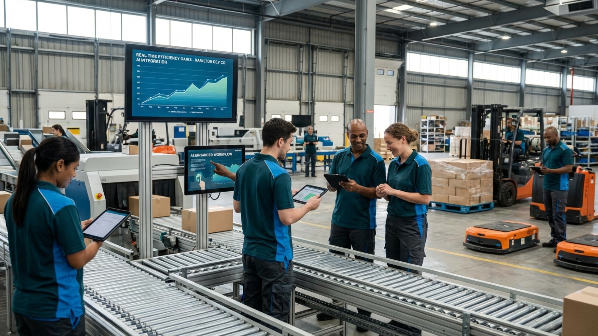 software development services AI integration - High-resolution customer-focused software development by Hamilton Development Company